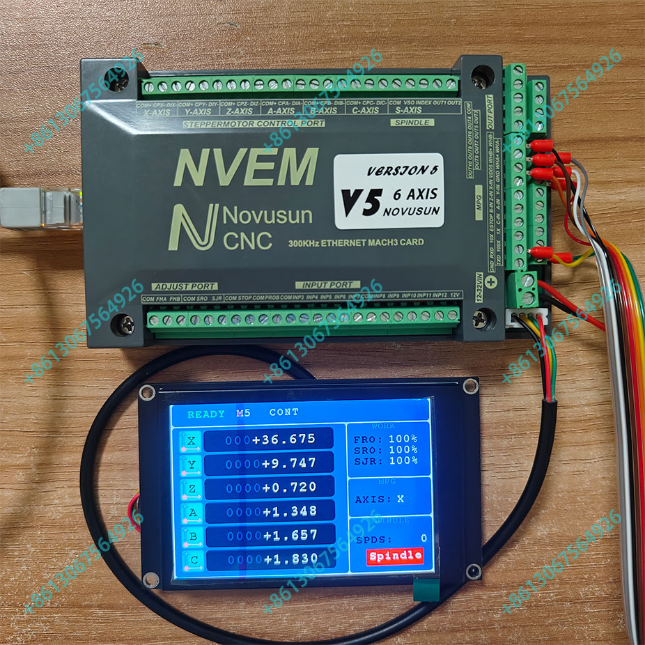 Breakout Board Mach3 - Контроллер движения Nveve с ЧПУ, 300