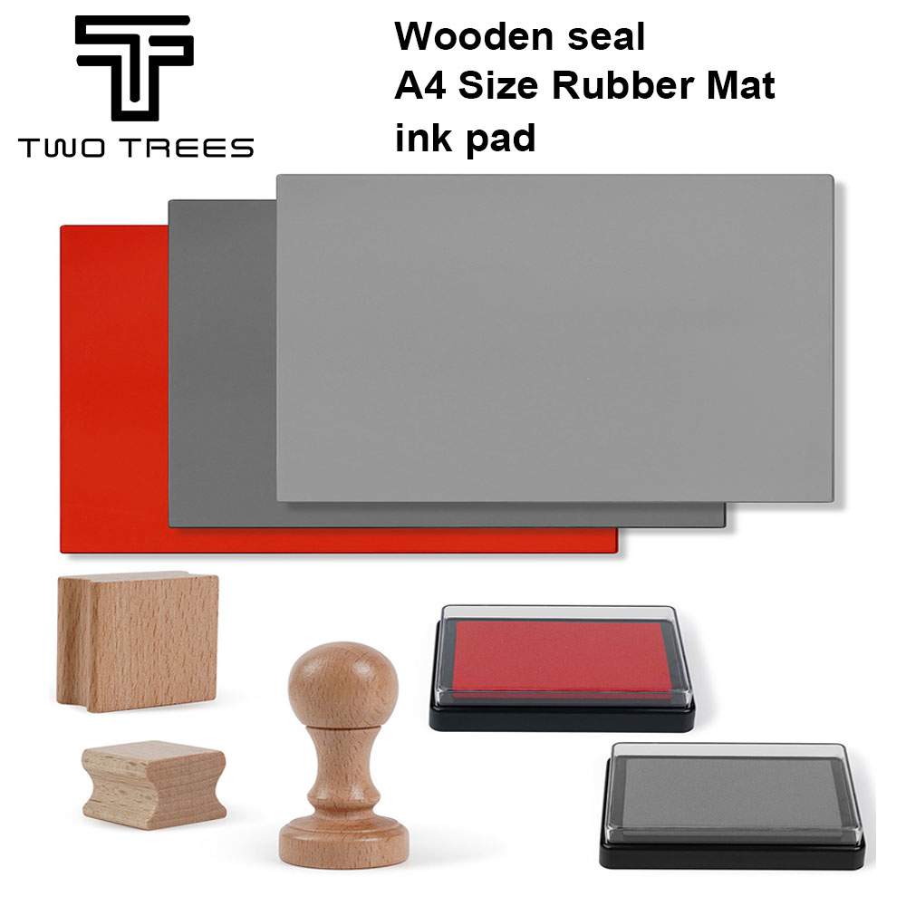 Co2 Laser Engraving Machine - Лазерный гравер TwoTrees, резиновый штамп, деревянная