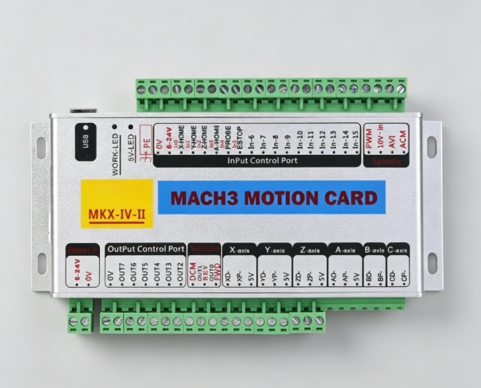 Breakout Board Mach3 - USB-карта управления движением MK4-IV 4-осевая, 2