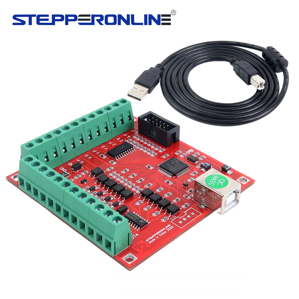 Breakout Board Mach3 - 4-осевой USB-контроллер коммутационной платы с ЧПУ,