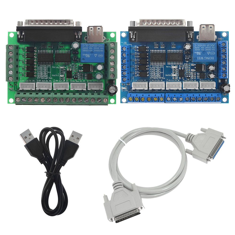 Breakout Board Mach3 - ЧПУ MACH3, управление параллельным портом, 5-осевая
