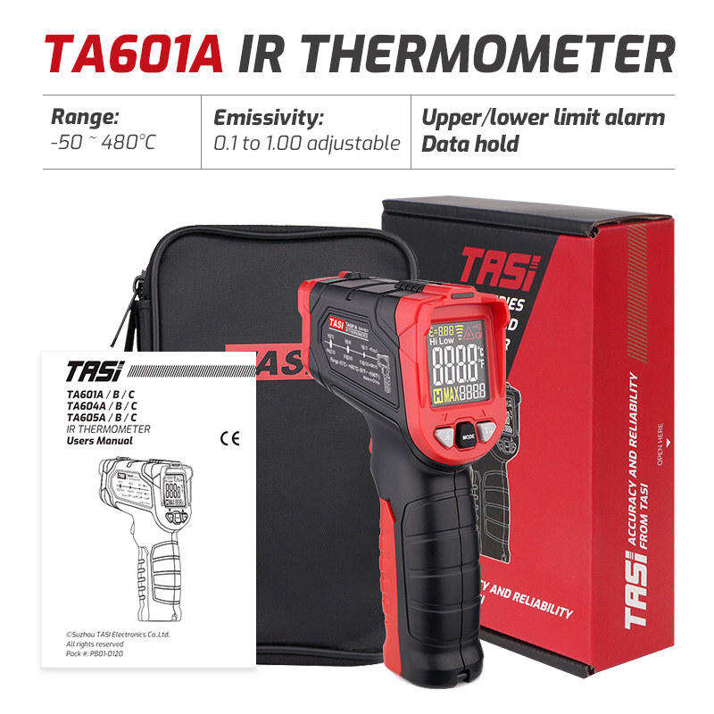 Инфракрасный термометр TA601A  – обзор и цена Industrial Laser Temperature
