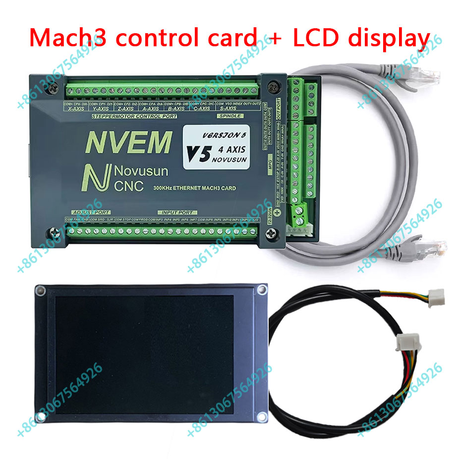 Контроллер движения Nveve с ЧП – обзор и цена Breakout Board Mach3