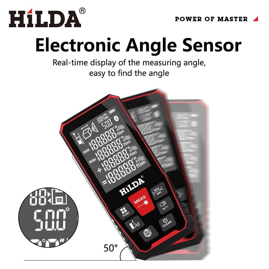 HILDA лазерный дальномер 50 м/ – обзор и цена Industrial Laser Rangefinder