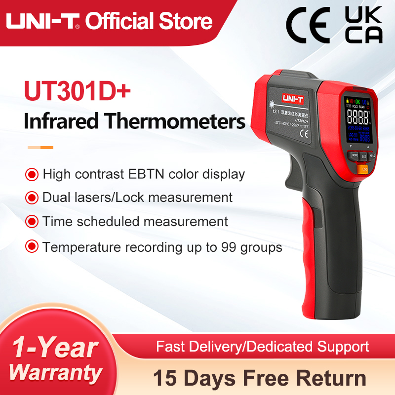 UNI-T цифровой инфракрасный те – обзор и цена Industrial Laser Temperature