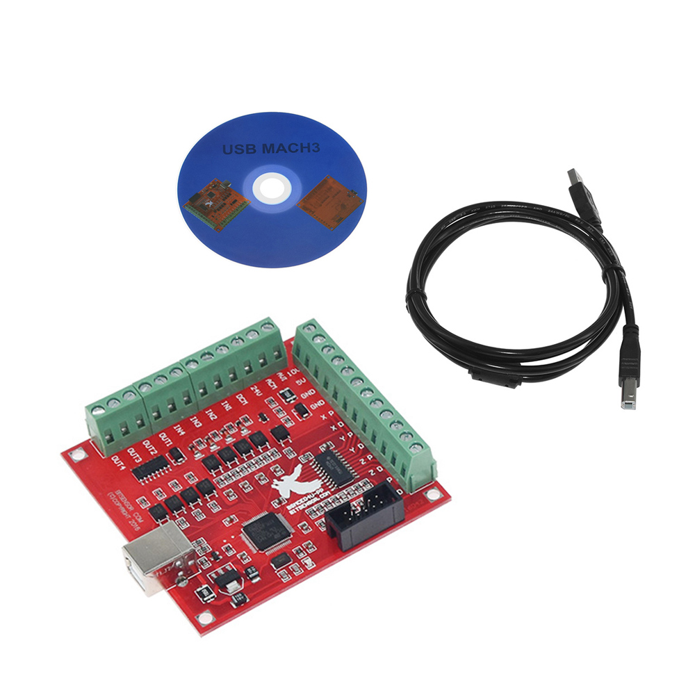 Коммутационная плата MACH3 CNC – обзор и цена Breakout Board Mach3
