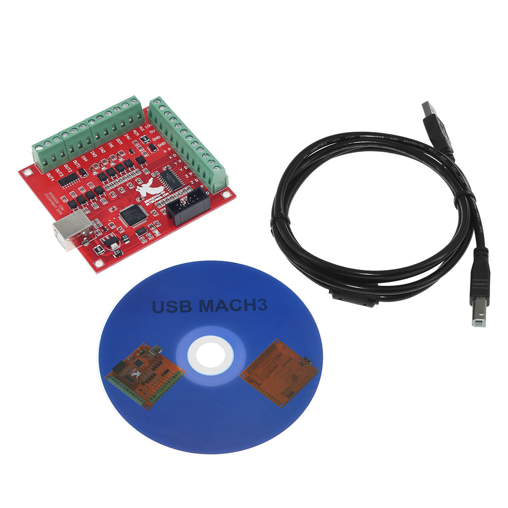 Коммутационная плата MACH3 CNC – обзор и цена Breakout Board Mach3