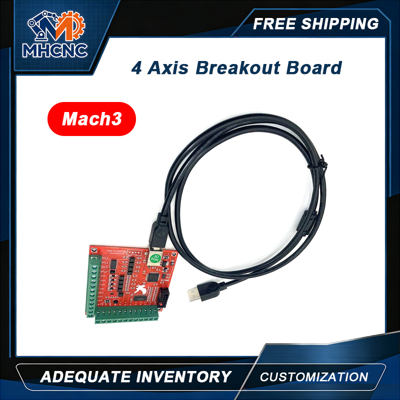Плата управления MHCNC USB Mac – обзор и цена Breakout Board Mach3