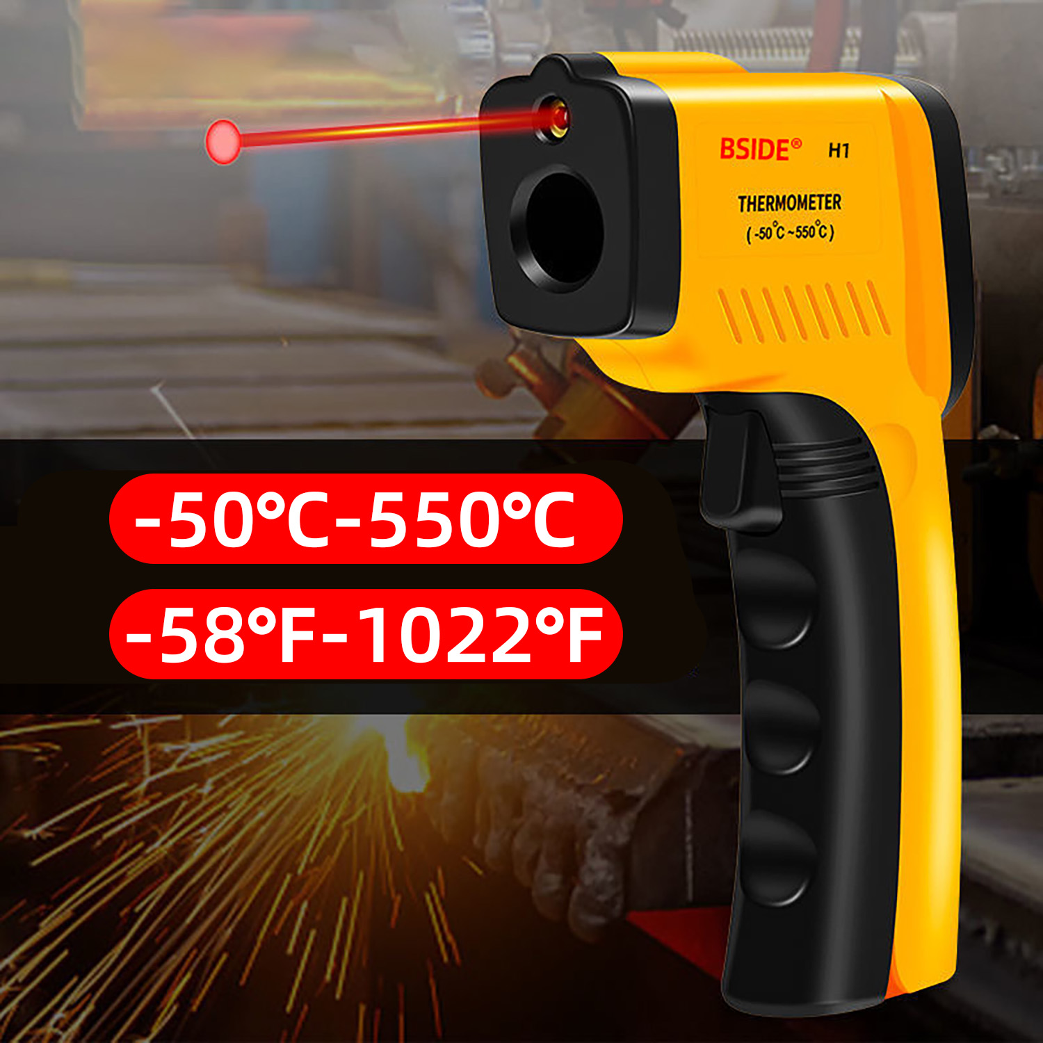 Цифровой инфракрасный термомет – обзор и цена Industrial Laser Temperature