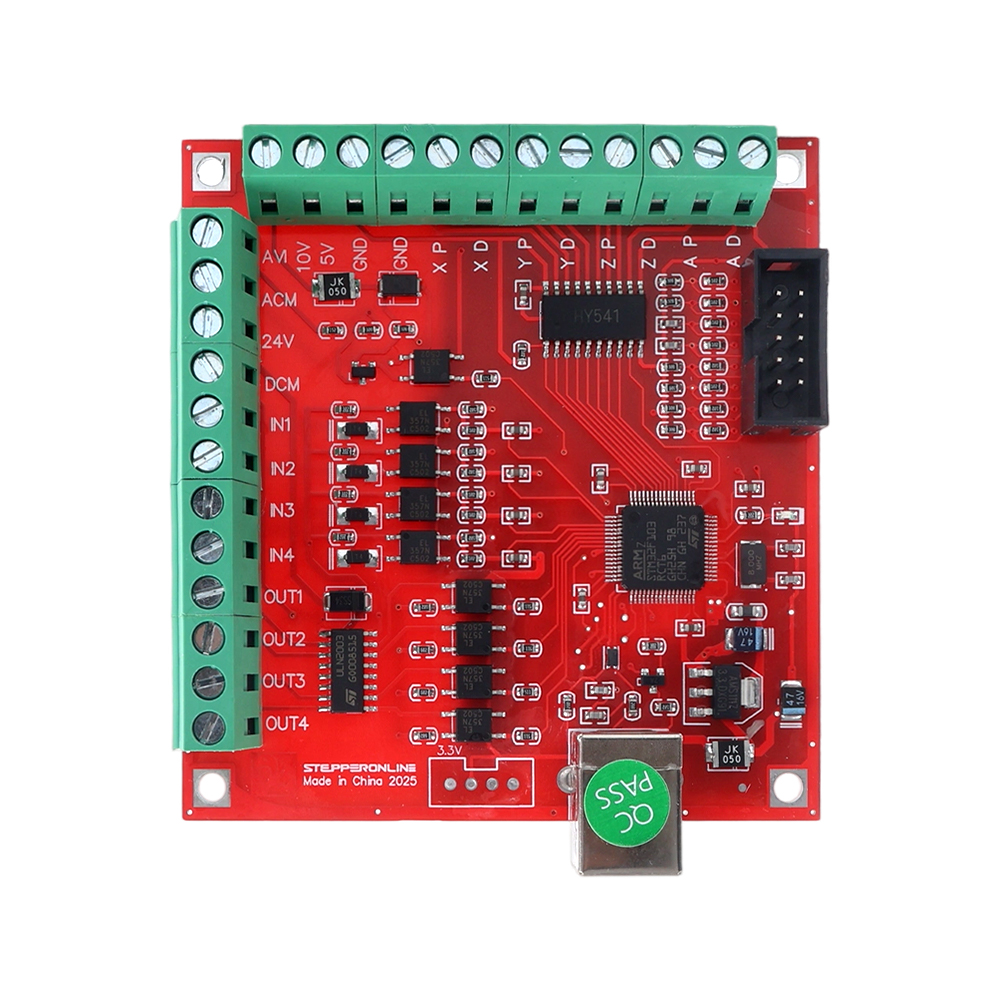 4-осевой USB-контроллер коммут – обзор и цена Breakout Board Mach3