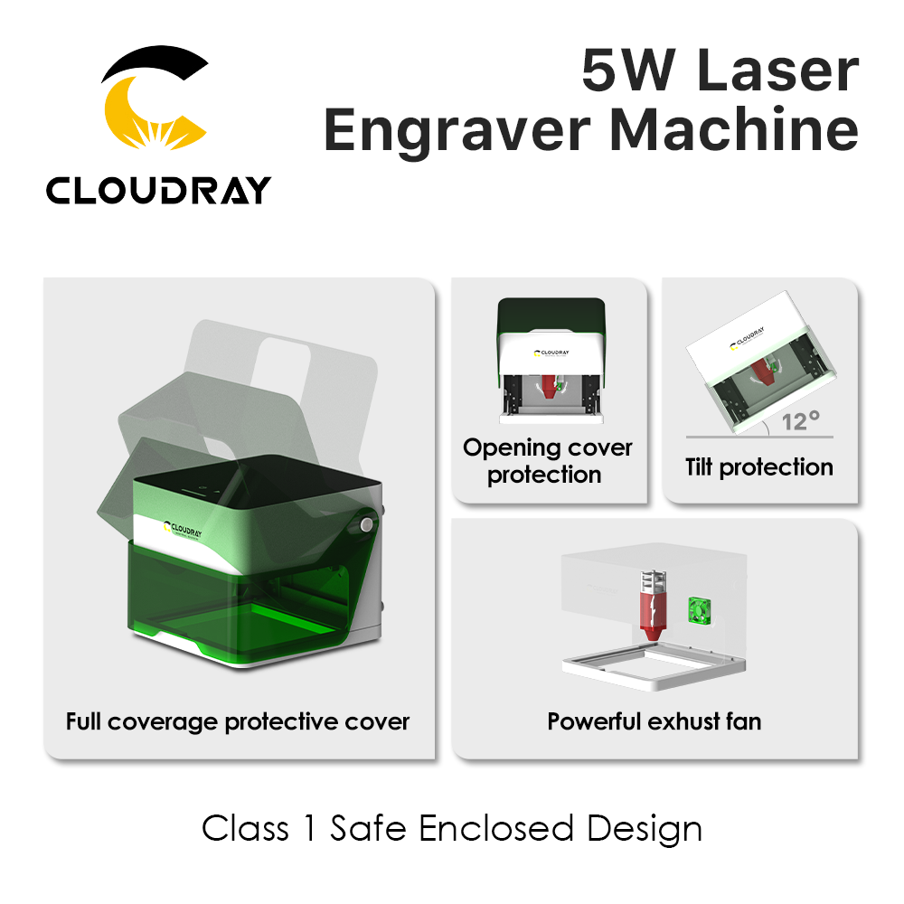 Лазерный гравер Cloudray BM1:  – обзор и цена Industrial Laser Engraving Machine