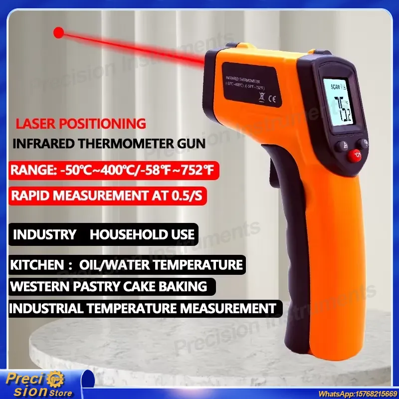 Инфракрасный термометр-пиромет – обзор и цена Industrial Laser Temperature